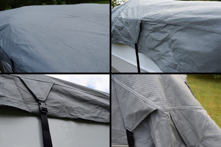 GreenYard® Wohnwagen Schutzdach 550 cm Abdeckplane Wohnmobilschutzdach