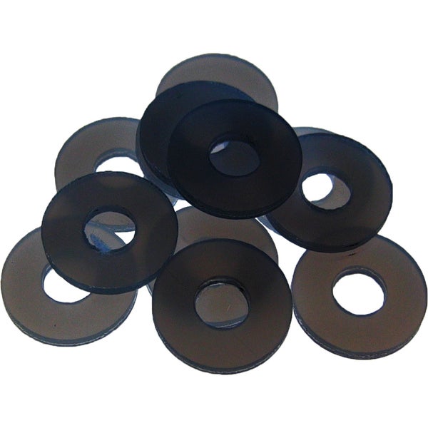 Mehrere Unterlegscheiben aus Kunststoff