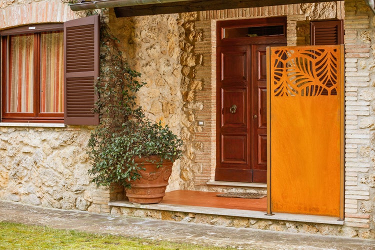 Sichtschutzwand ELEO Panaro 60 x 158 cm - Cortenstahl rost