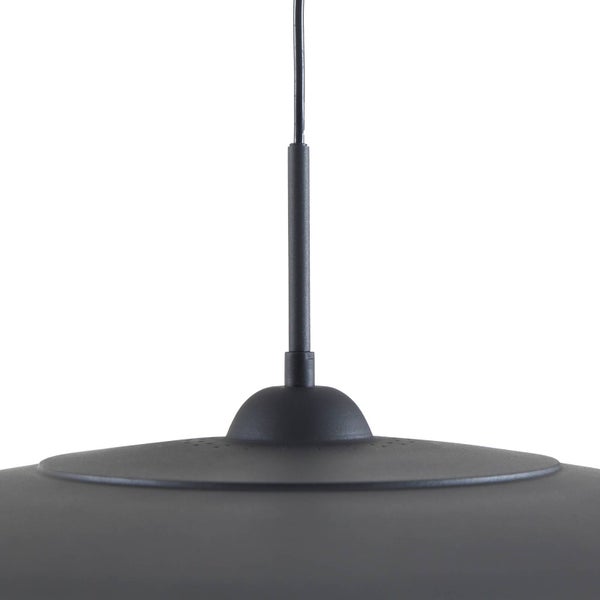 Lucande LED Foco (Modern) in Schwarz aus Metall (1 flammig, ) Wohnzimmerleuchte