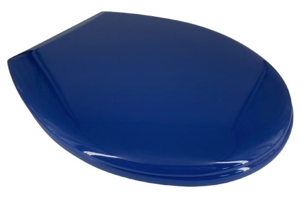 Klassischer WC Sitz Bernina sorrento blau, Duroplast, passend auf alle Standard WC's