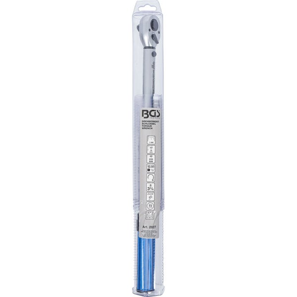 BGS Drehmomentschlüssel Abtrieb Außenvierkant 12,5 mm (1/2) 40 - 220 Nm - 2827