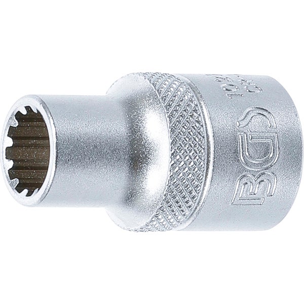 BGS Steckschlüssel-Einsatz Gear Lock Antrieb Innenvierkant 12,5 mm (1/2) SW 10 mm - 10210