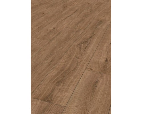 Nahaufnahme von Laminatboden mit Holzstruktur