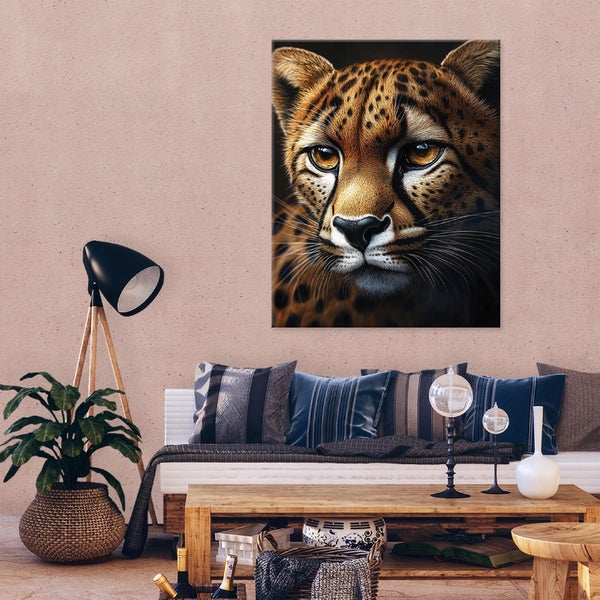 Leinwandbild Jaguar Tiere Bilder Wandbild Modern 60x40 cm