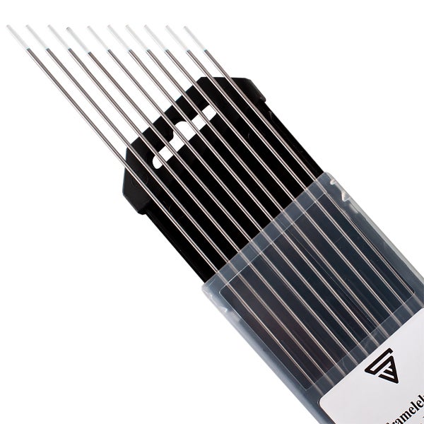 STAHLWERK Wolframelektroden / Schweißelektroden 1,6 x 175 mm WZ8 Weiß 10er Set