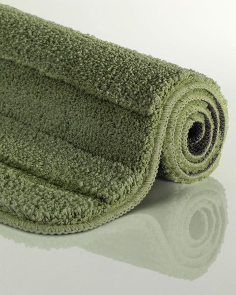 Rechteckiger Hochflor Teppich in Beige mit weicher und flauschiger Textur.