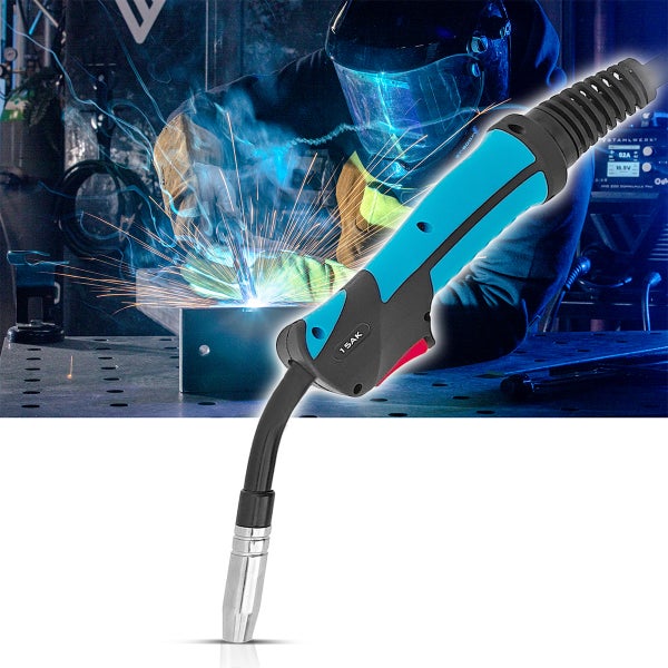 Schweißpistole beim Schweißen von Metall