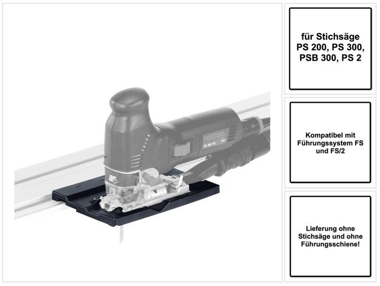 Festool FS-PS/PSB 300 Führungsanschlag ( 490031 ) für Stichsäge PS 200, PS 300, PSB 300, PS 2 mit FS und FS/2 Führungssystem