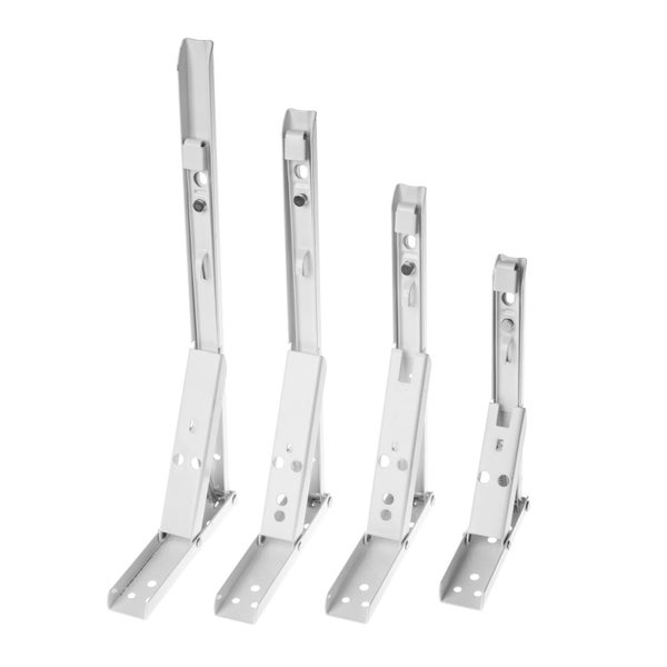 Set von vier klappbaren Regalträgern aus Metall zur Wandmontage