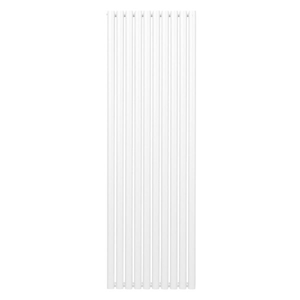 Oval Röhrenheizkörper - 1800mm x 600mm - Weiß
