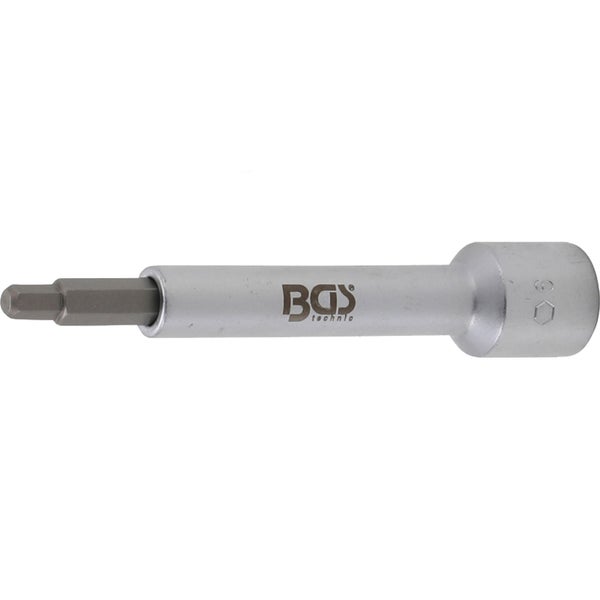 BGS Bit-Einsatz Antrieb Innenvierkant 12,5 mm (1/2) Innensechskant 6 mm - 2087-H6