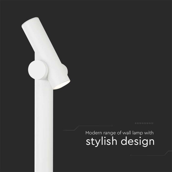Moderne Wandleuchte mit verstellbarem Lampenkopf