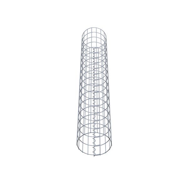 Gabionensäule Durchmesser 27 cm, MW 5 x 10 cm rund - Höhe: 1,60 m