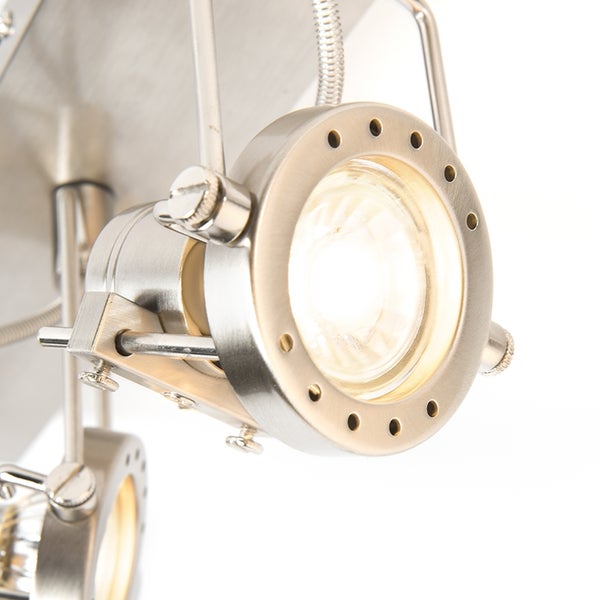 Deckenleuchte mit Strahlern aus Metall