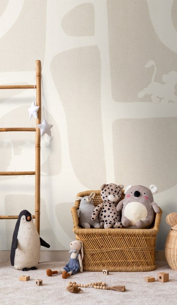 Kinderzimmer mit Leiter, Spielzeug und Dekoration