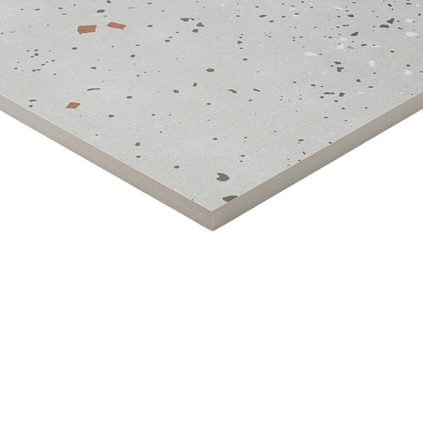 Feinsteinzeug Fliese mit Terrazzo Optik für Wand und Boden