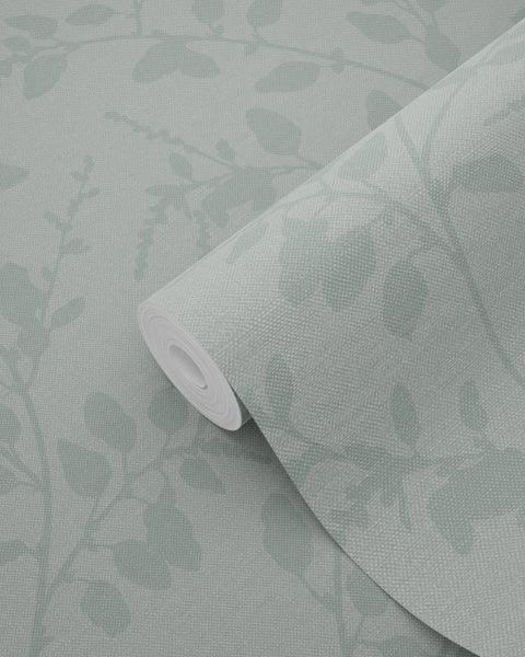 Tapetenrolle mit Blätterdesign