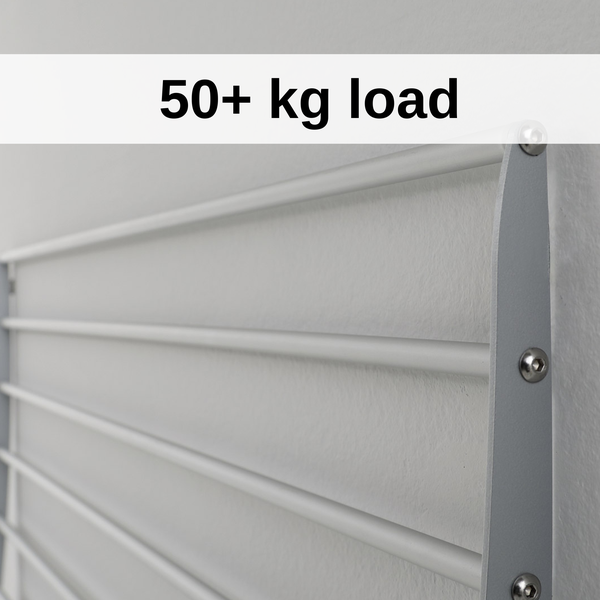 Wäschetrockner zur Wandmontage, Traglast über 50 Kilogramm
