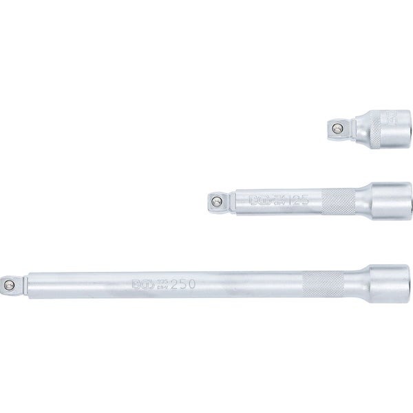 BGS Kippverlängerungs-Satz 12,5 mm (1/2) 50 / 125 / 250 mm 3tlg. - 2240