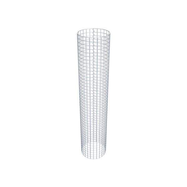 Gabionensäule Durchmesser 42 cm MW 5 x 5 cm rund - Höhe: 210 cm