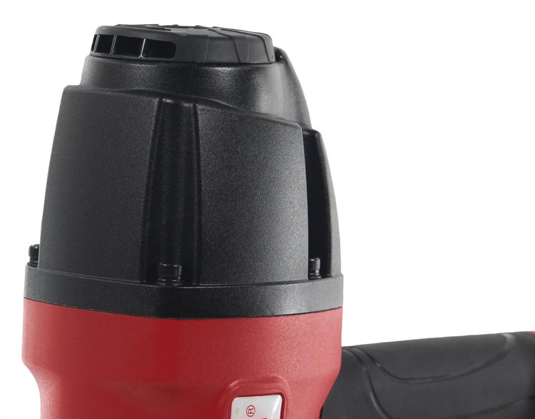 Detailansicht eines Druckluftnaglers