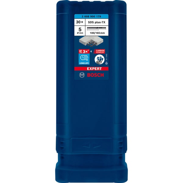 Bosch 30x Expert SDS plus-7X Hammerbohrer 5 x 100 x 165 mm - 2608900179