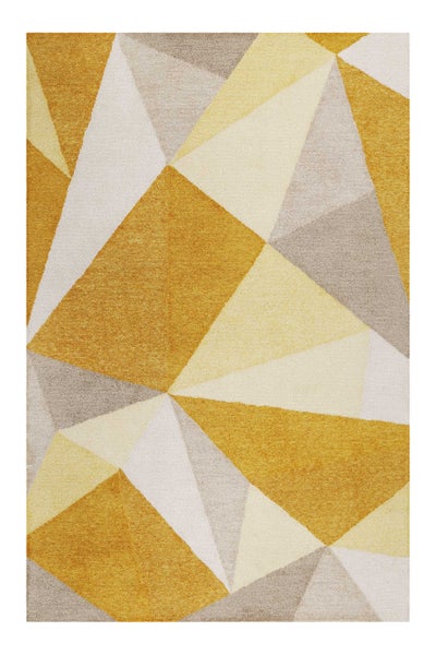 Teppich Gelb Gold Kurzflor Next Time 2.0 WECONhome 70x140 cm