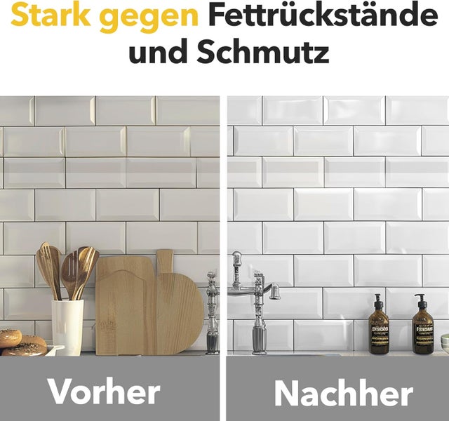 Ricostar Allzweckreiniger Citrus 500 ml – Universalreiniger für streifenfreien Glanz & hygienische Sauberkeit – Reinigungsspray für die Oberflächenreinigung – Effektiv gegen Verschmutzungen