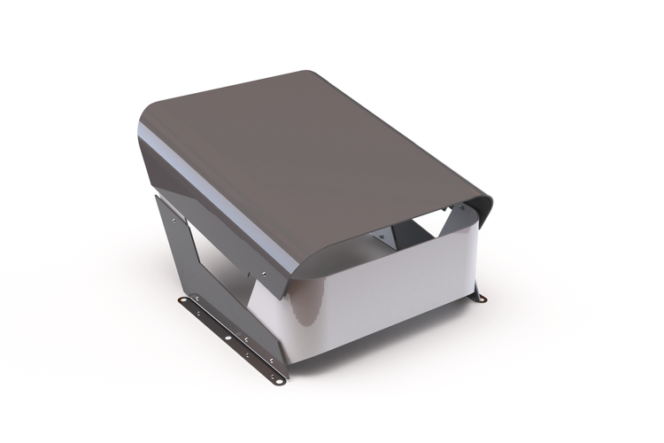 Außenstrahlergehäuse aus Metall