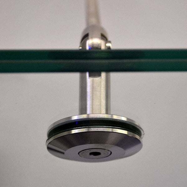 Home Deluxe - Glasvordach Klarglas - Maße: 150 x 90 cm - Verbundsicherheitsglas (VSG) - Verschiedene Größen - V2A rostfreies Edelstahlzubehör