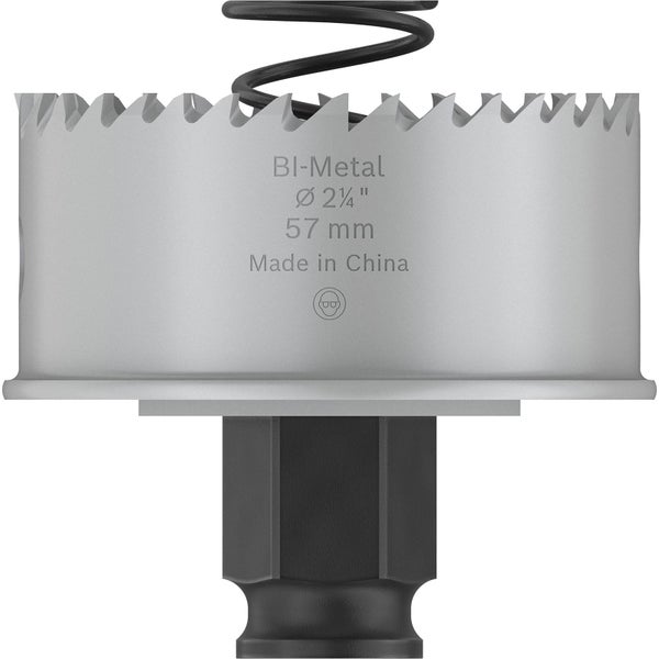 Bimetall Lochsäge mit 57 mm Durchmesser