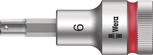 Wera Steckschlüsseleinsatz 8740 C HF 1/2 SW 6 mm Länge 60 mm - 5003822001