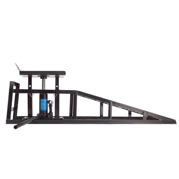1 x hydraulischer Auffahrbock höhenverstellbar Wagenheber PKW KFZ Auffahrrampe