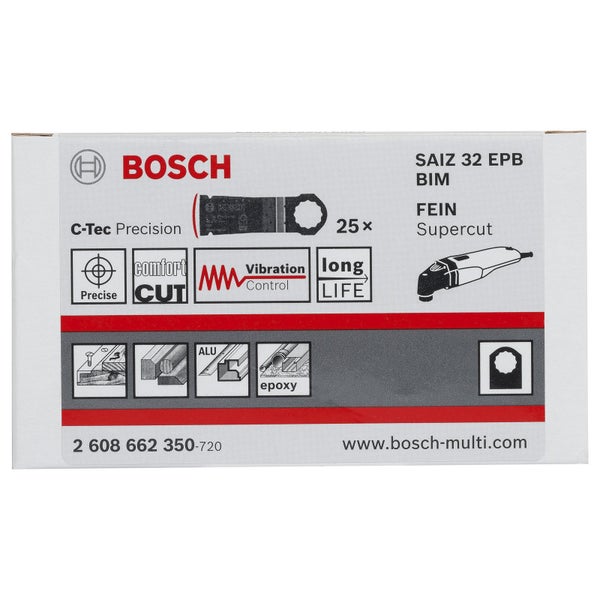 Bosch 1x BIM Tauchsägeblatt SAIZ 32 EPB Wood and Metal 50 x 32 mm - 2608662350