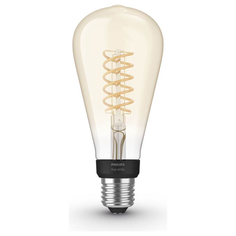 Philips Hue White LED Lampe E27 St72 Filament Giant Edison 7W 550lm dimmbar 1er Pack