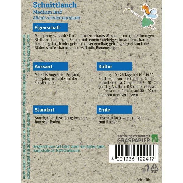 Schnittlauch Medium Leaf Samen von Grüne Fee