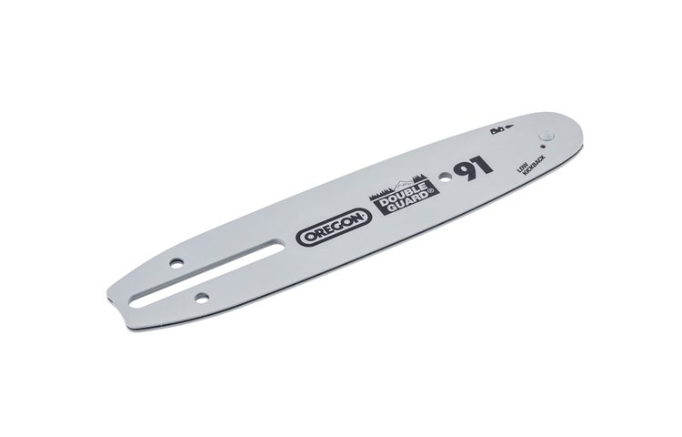 Oregon Führungsschiene Double Guard 91 für Kettensägen aus Metall mit geringem Rückschlag.