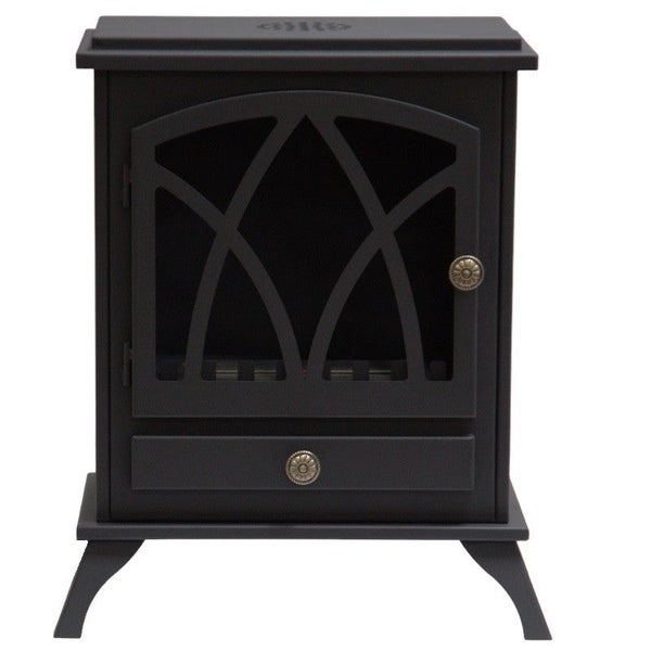 Kaminofen mit Tür und Schublade