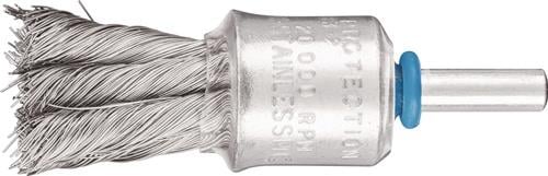 Drahtbürstenaufsatz aus Edelstahl