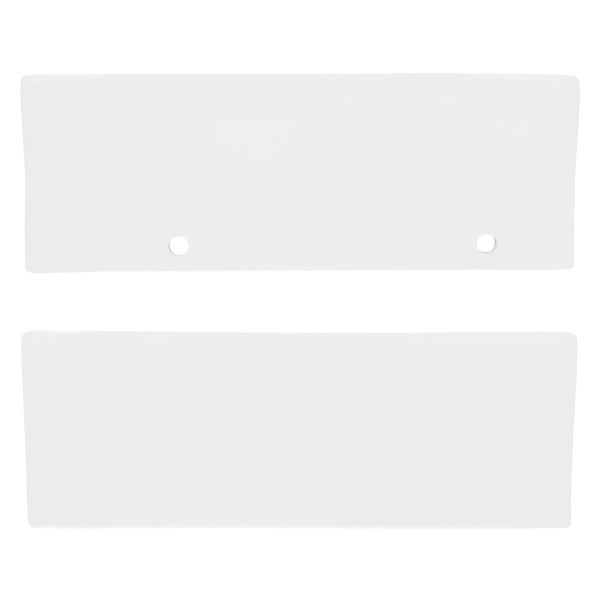 ECD Germany Waschbecken Waschtisch aus Keramik in Weiß 350x205x125 mm Eckig, Hahnloch rechts,  Aufsatzbecken Aufsatzwaschbecken Handwaschbecken Aufsatzwaschtisch Waschschale Waschplatz Handwaschbecken