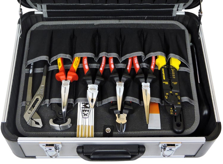 FAMEX 418-88 Werkzeugkoffer PRO bestückt mit Werkzeug 128-tlg.