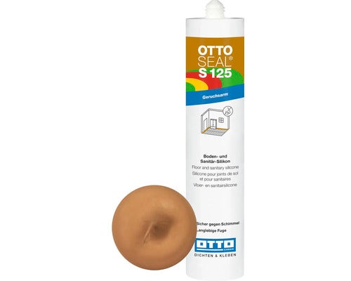 OTTOSEAL S 125 Boden- und Sanitärsilikon C7105 matt eiche hell 310 ml