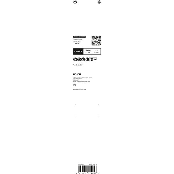 Bosch Expert Säbelsägeblatt Informationen