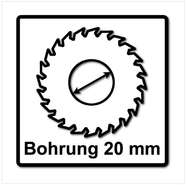 Festool Panther Kreissägeblatt PW12 Holz 160 x 1,8 x 20 mm 160 mm 12 Zähne ( 500460 ) HKC TS