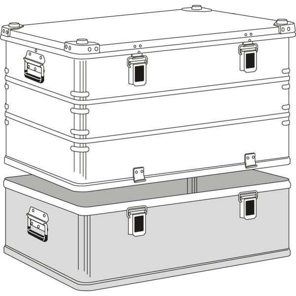 Zarges Transportkiste K470 Plus Unterteil 800x600x250mm 91l