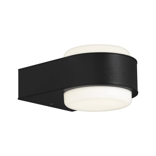 LED Außenwandleuchte UP-&Downlight 4000K schwarz 6,5W IP44 Kunststoff Briloner