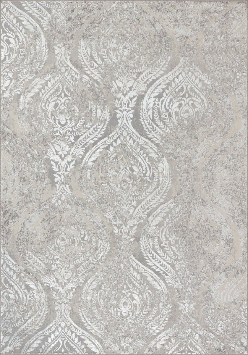 Vintage Orientalischer Teppich - Weiß/Grau - 120x170cm - INGRID