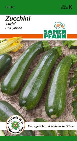 Zucchini Laria F1-Hybride Samenpackung