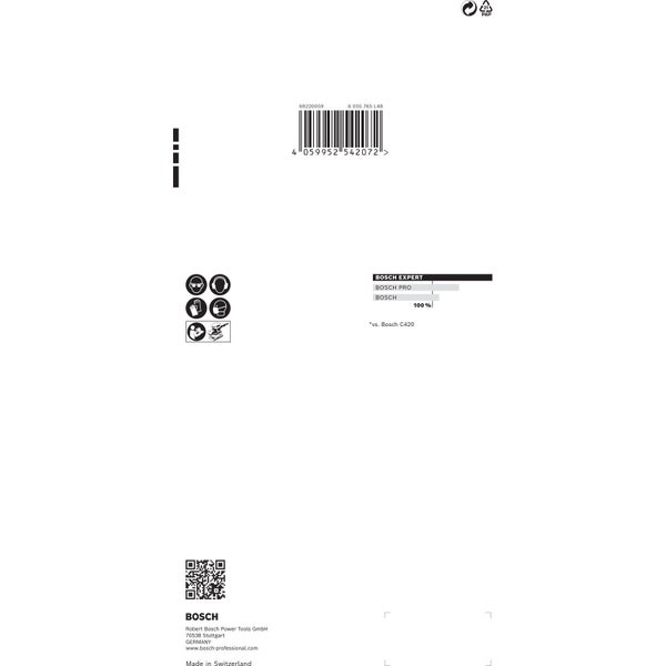 Bosch 10x Expert C470 Schleifpapier mit 14 Löchern für Schwingschleifer 115 x 280 mm G 320 - 2608900869